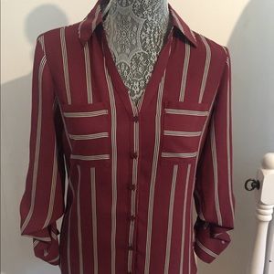 Express portofino slim button up shirt